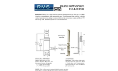Downspout Filter Collector- Brochure