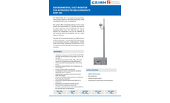 GRIMM - Model EDM180 - Environmental Dust Monitor for Approved PM Measuremnets (AMS) - Datasheet