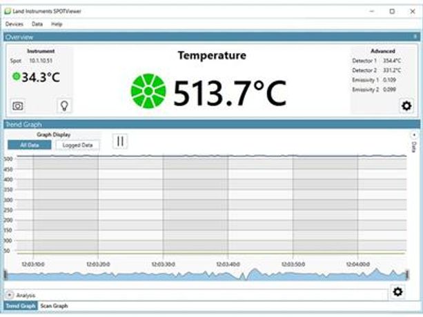 SPOTViewer - Software Package for use with the SPOT Thermometer Range
