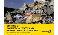 SORTING OF  COMMERCIAL WASTE AND MIXED CONSTRUCTION WASTE