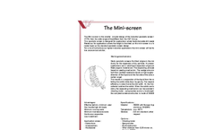 The Mini-Screen Brochure