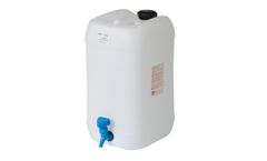 Behr - Model WK 5, WK 10, WK 20, WK 25, WK 30, WK 60 - White Behroplast Canisters With Welded Tap