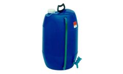 Behr - Model BK 5, BK 10, BK 20, BK30, BK 60, BK 120, BK 220 - Blue Behroplast Canisters With Welded Tap