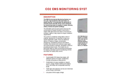 Carbon Dioxide CO2 EMS Environmental Monitoring System Datasheet