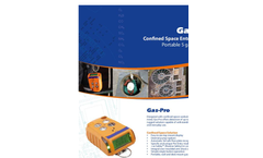 Model Gas-Pro - Personal Gas Monitor Brochure