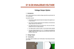 C1 & C2 Analogue Voltage Output Option Datasheet