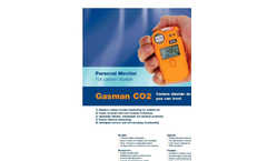 Gasman CO2 Personal Gas Monitor Datasheet
