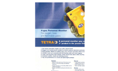 TETRA-3 Personal Gas Monitor Datasheet