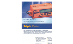 Triple Plus+ Personal Gas Monitor Datasheet