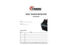 RAD7 Radon Detector - DURRIDGE Scientific Research radon detectors