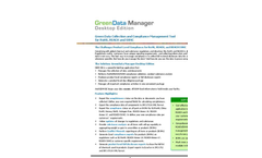 GreenData - On-Premise Manager (GDM) Software - Brochure
