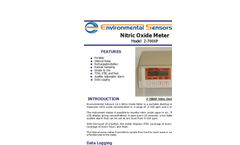 ESC - Model Z-700XP - Portable Desktop Nitric Oxide Monitor - Brochure