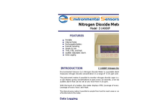ESC - Model Z-1400XP - Portable Desktop Nitrogen Dioxide Monitor - Brochure