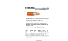 Dyna Flex - Model SWRO & SWROE (Orange) 2,500 PSI - Sewer Cleaning Hose - Datasheet