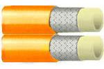 Dyna Flex - Model SAE100R7 & SAE100R8 (Orange) - Twin Line Diving Hose