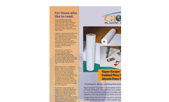 Floor Plastic - Hardwood Floor Protection and Other Floor Protection Brochure