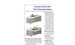 Piranha - Model 6096 Series - Fish Cleaning Station Brochure