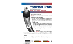 Technical Heaters - Model LP212 - Low Pressure - Brochure