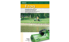 FROG - Rear Lawn Tractor for 15 HP - Brochure