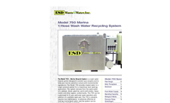 Model 750 Marina - 1-Hose Wash Water Recycling System Brochure