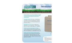 Aquaterr - Model VAT 16/32 - Irrigation Valve Actuating Transmitters - Datasheet