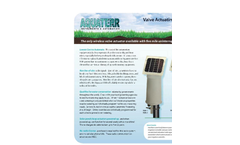 Aquaterr - Pole Mount Irrigation Valve Actuating Receiver - Datasheet