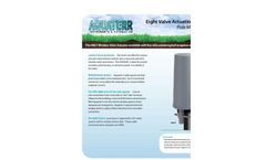 Aquaterr - Model VAR-8 - Pole Mount Eight Irrigation Valve Actuating Receiver - Datasheet