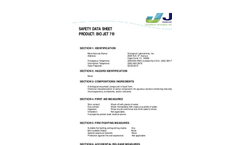 BIO JET 7 Wastewater Treatment Additive -  SDS Sheet
