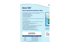 Accu-Tab - Chlorine Wastewater Tablets - Brochure
