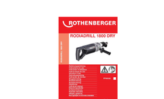 RODIADRILL - Model 1800 - Dry Drilling Machine Brochure
