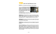 VMS Vault Maintenance System - Field Test - Datasheet
