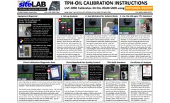 Sitelab - Model CAL-056M-500D - TPH-Oil Calibration Kit Instructions