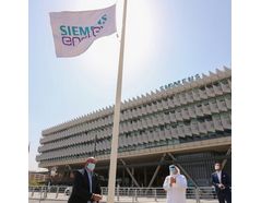 Flying the flag for Siemens Energy at Masdar City