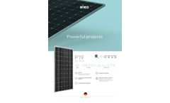 aleo - Model P19 - Monocrystalline Solar Panel - Brochure