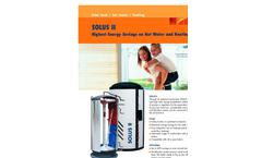 SOLUS - Model II - Hot Water and Heating System Brochure