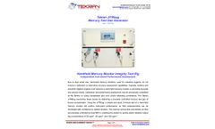 Tekran - Model JITRbug - Mercury Test Gas Generator - Brochure