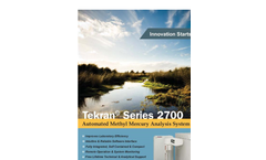 Tekran - Model 2700 Series - Automated Methyl Mercury Analysis System - Brochure