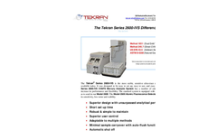 Tekran - Model Series 2600 - Automated Total Mercury Analyzer - Brochure