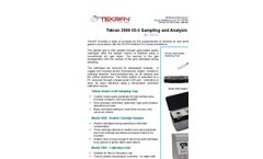 Tekran - Model 2600-IO5 - Manual Ambient Air Analyzer - Brochure