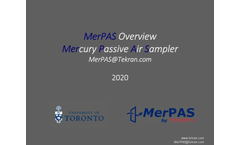MerPAS - Mercury Passive Air Sampler Overview - Presentations