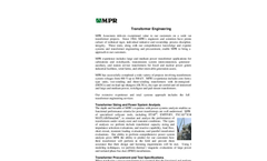 Transformer Engineering Services - Brochure
