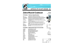 Zebra - Muscle Oil Coalescer Specifications & Parts