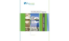 Aqwise Wise Water Technologies -  Solution Brochure (PDF 738 KB)