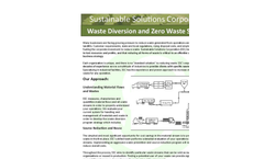 Waste Diversion and Zero Waste Services Brochure