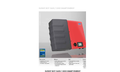 SMA Sunny - Model 2200 / 2475 / 2500-EV / 2750-EV / 3000-EV - Central Inverters Brochure