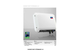 SMA Sunny - Model 1900 / 2200 / 2475 / 2500-EV / 2750-EV / 2900 / 30 - Grid-Connected Storage Systems Brochure