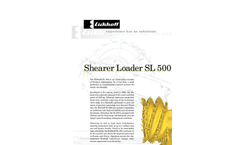 Eickhoff - Model SL 500 - Shearer Loader Brochure