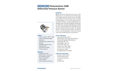 Model MDM290 - Piezoresistive OEM Differential Pressure Sensor - Datasheet