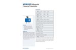 MicroSensor - Model MDM492 - Differential Pressure Transmitter - Brochure