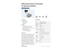 MicroSensor - Model MDM490 - Differential Pressure Transmitter - Brochure